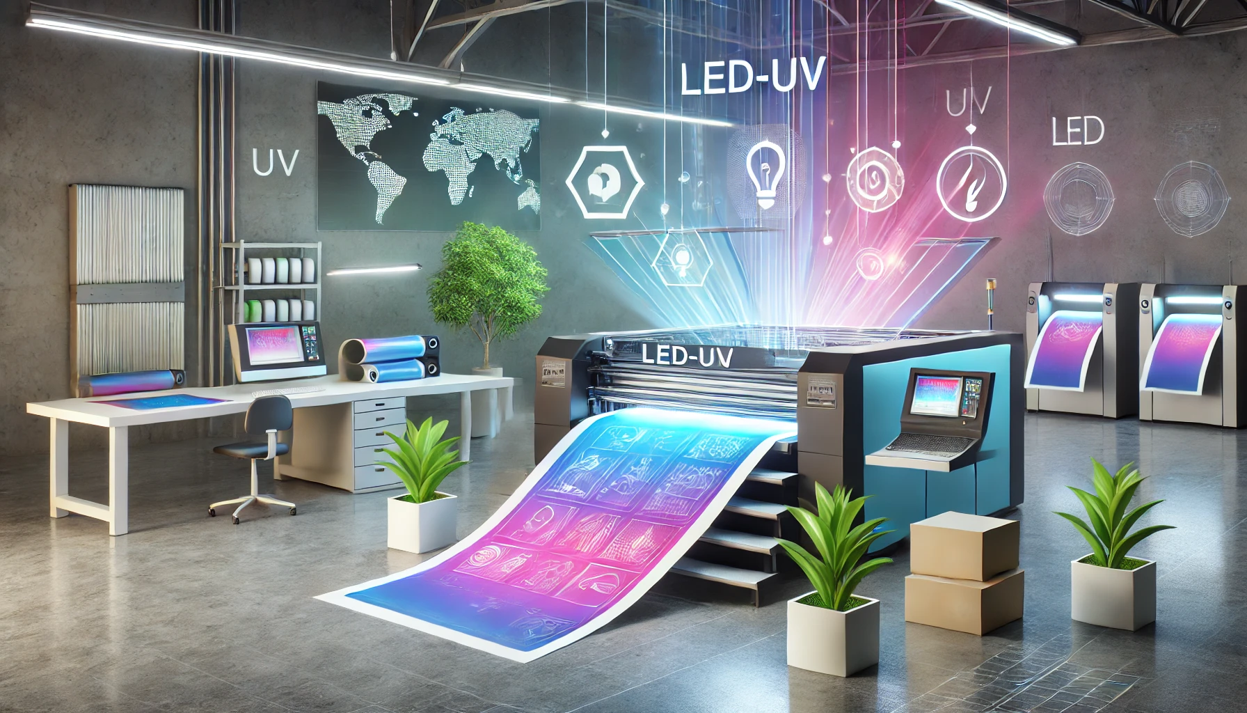 見解與創新：印刷中的 LED-UV 固化