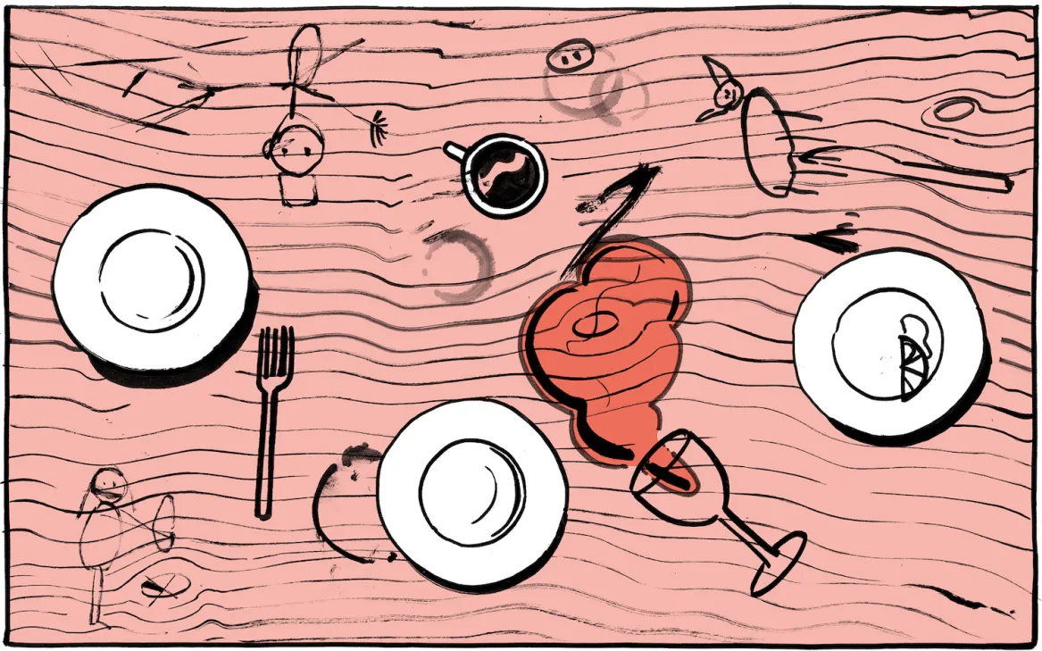 杯墊算什麼——一張充滿痕跡的桌子才是家的核心