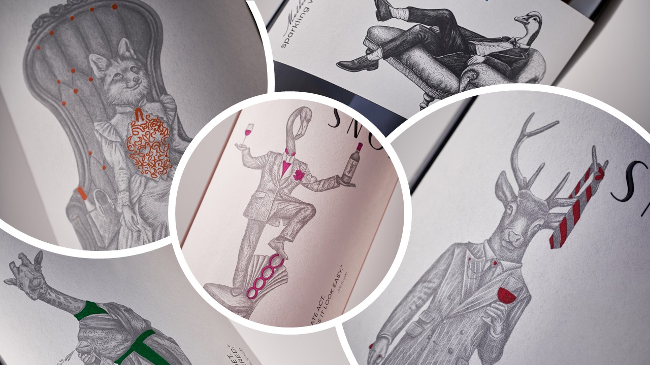 葡萄酒標籤設計 – Vinum Snob