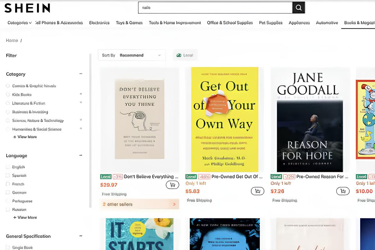 Shein進軍圖書市場：會對紙質圖書供應鏈產生什麼影響？