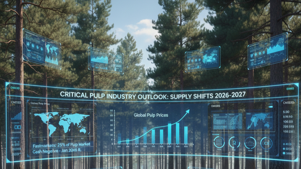 關鍵紙漿產業洞察：2026 年展望與供應趨勢