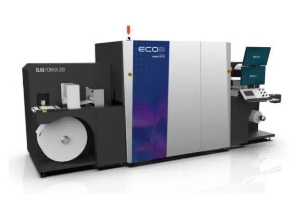 數位標籤印刷如何兼顧速度與加工？Eco3推出Elio噴墨與混合印刷機