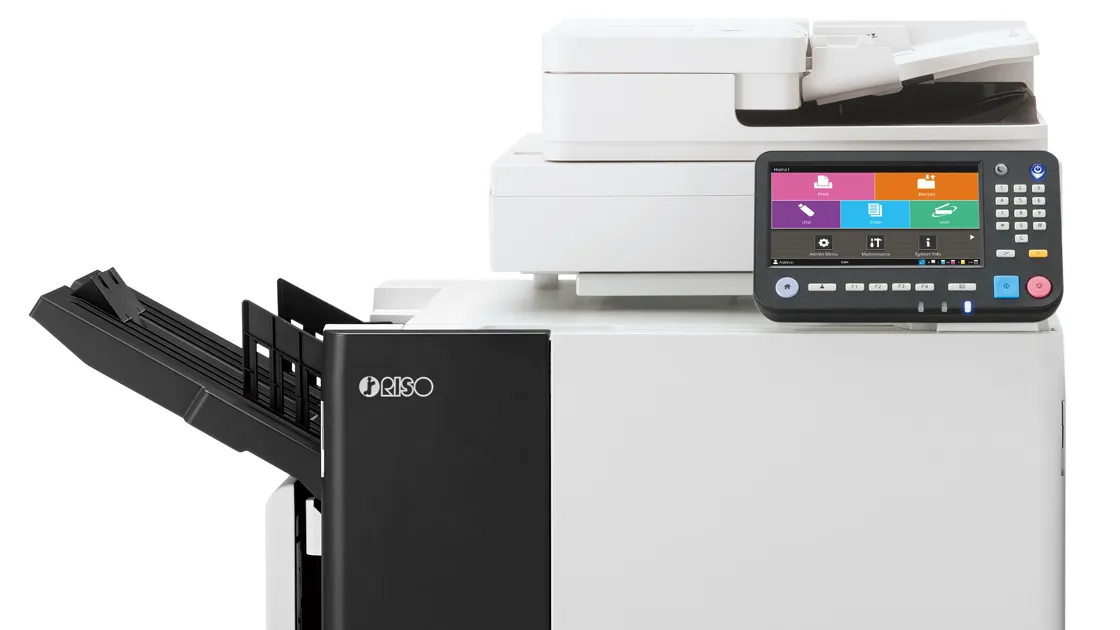 大量印件如何提升生產效率？Riso ComColor GN 高速噴墨機最高每分鐘 180 張
