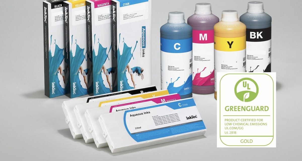 InkTec 顏料墨水獲得 Green Guard 認證